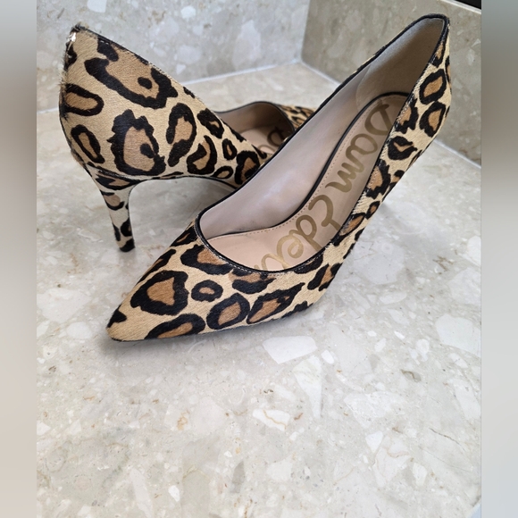 Sam Edelman Women's Size 11 Calf Hair Leopard Print Pump. - Picture 8 of 8